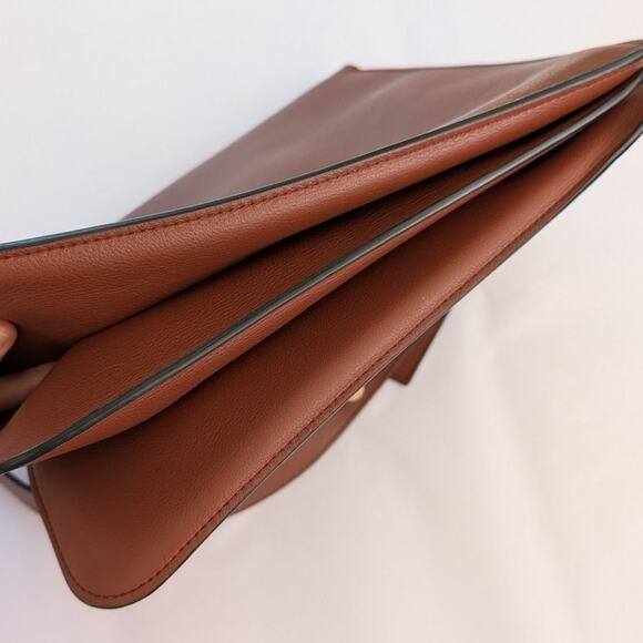 JW Anderson Pierce Brown Leather Medium Handbag Shoulder Bag - Picture 5 of 12